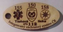 Klíčenka dřevěná IZS