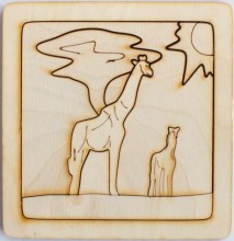 žirafa puzzle