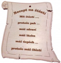RECEPT NA ŠTĚSTÍ