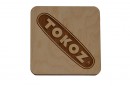 gravírovaný podšálek logo